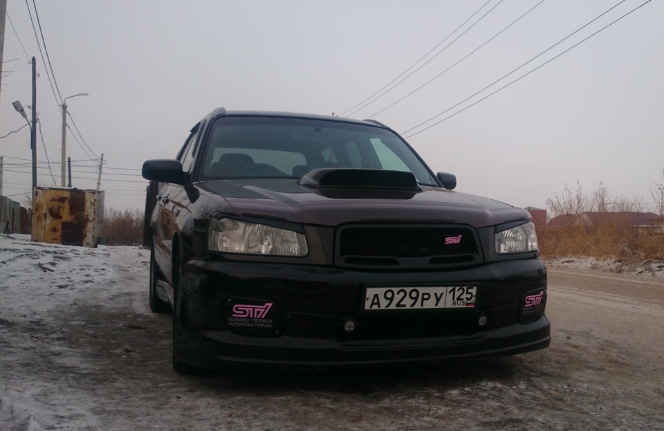 снял "мухобойку" — ибо бессмысленна — Subaru Forester (SG), 2 л, 2003 ...