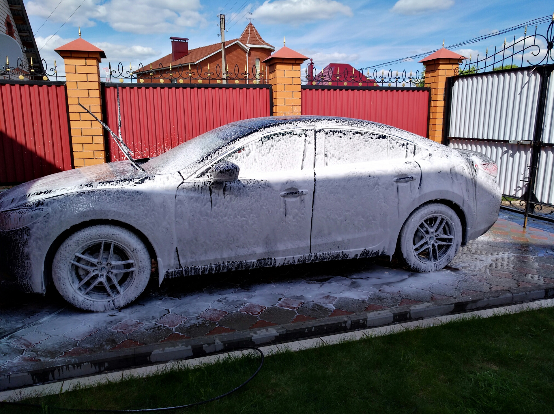 Насадка с китая для керхера — Mazda 6 (3G) GJ, 2 л, 2015 года | мойка ...