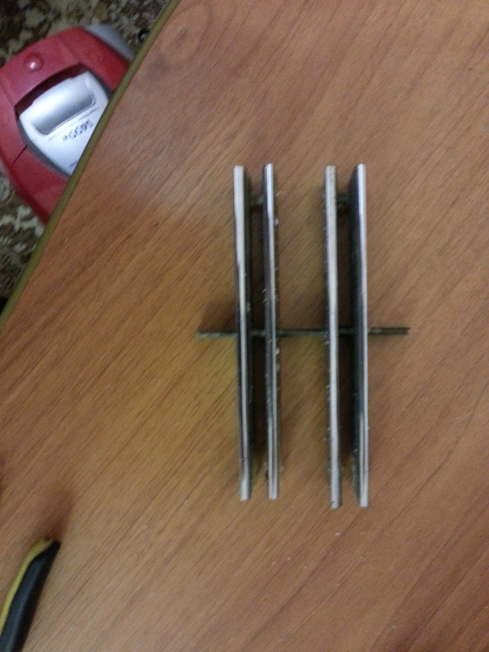 9. Самодельная решетка радиатора — Lada 21074, 1,6 л, 2008 года ...