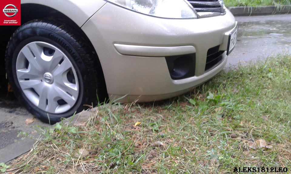 Мастер парковки 80 лвл или про клиренс — Nissan Tiida (1G), 1,6 л, 2013 ...