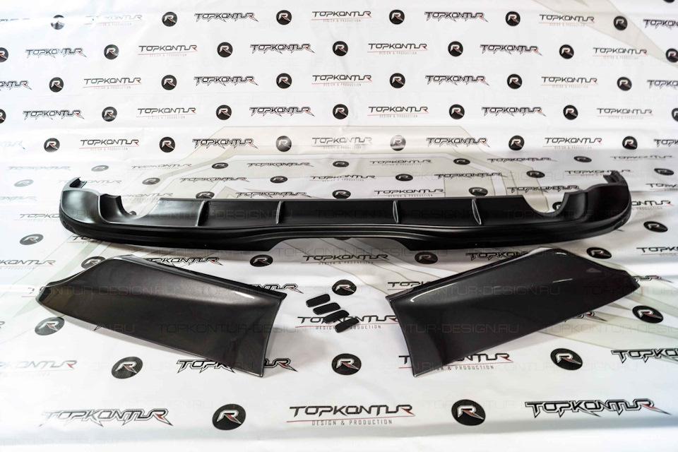 Юбка заднего бампера Гранта Лифтбек — TOPKONTUR-Design на DRIVE2