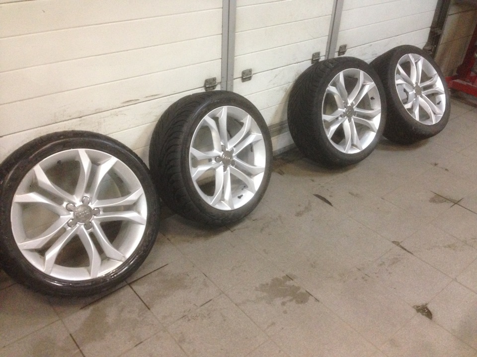 Диски R19 Audi реплика — BMW 3 series (E90), 2 л, 2011 года ...