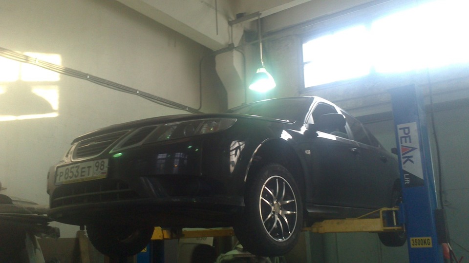 Замена ступиц — Saab 9-3 (2G), 1,8 л, 2008 года | визит на сервис | DRIVE2