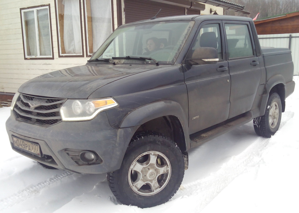 Переобувка на зиму и регулировка схождения — УАЗ Pickup, 2,7 л, 2015 ...