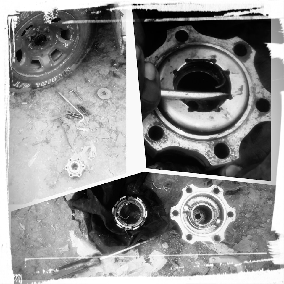 Converting auto hubs to manual locking hubs — Nissan Patrol (Y61), 3 л, 2001 года тюнинг DRIVE2