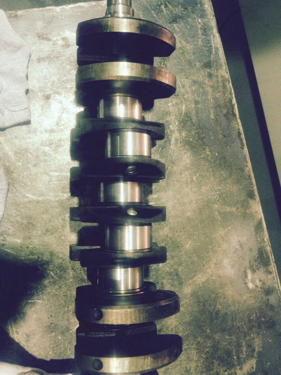 Отдал на шлифовку коленвал и заодно проточили посадочное место под ...