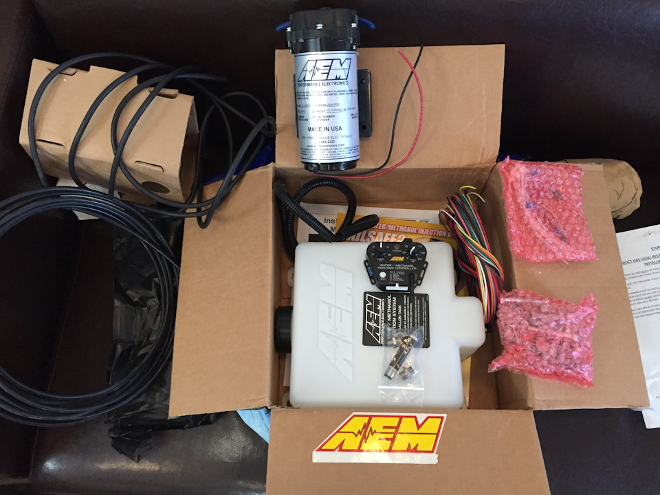 Впрыск водометанола AEM 30-3300 — Skoda Octavia A5 Mk2, 1,8 л, 2012 ...