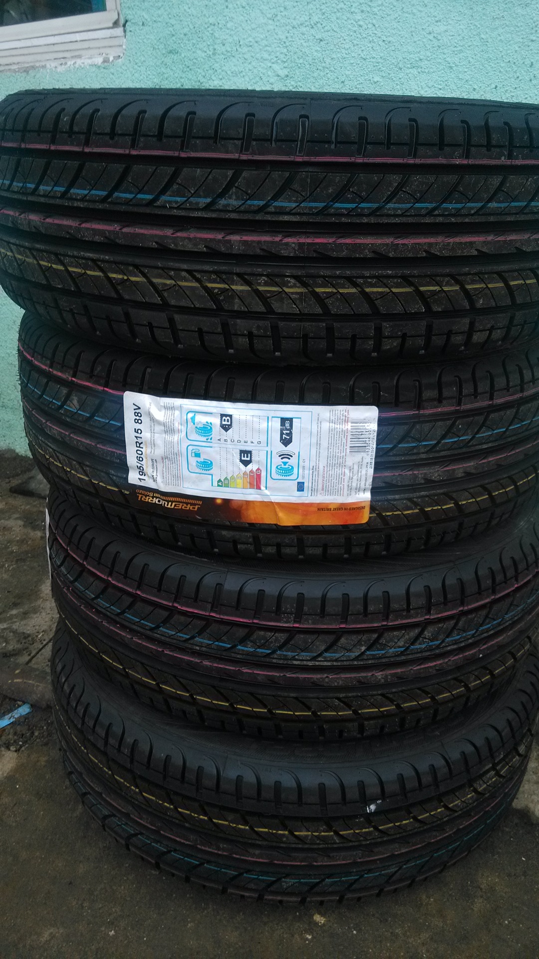 Летняя резина Premiorri Solazo 195/60 R15 — Chery Elara, 2 л, 2008 года ...