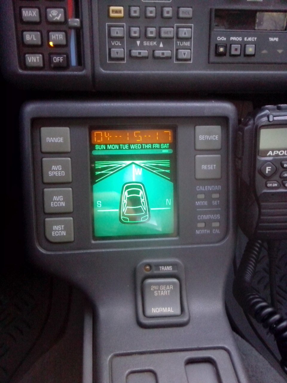 Дорестайлинговый борткомпьютер — Pontiac Grand Prix, 4,9 л, 1991 года