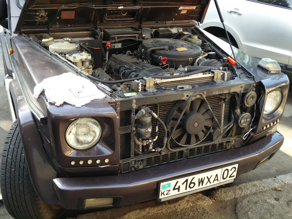 Заправка кондиционера 01.07.2017 — Mercedes-Benz G-Class (W463 1G), 3 л ...