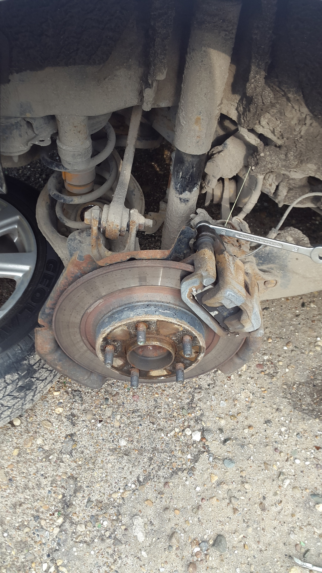 Ремкомплект задних суппортов — Mazda 6 (2G) GH, 2 л, 2008 года | своими ...