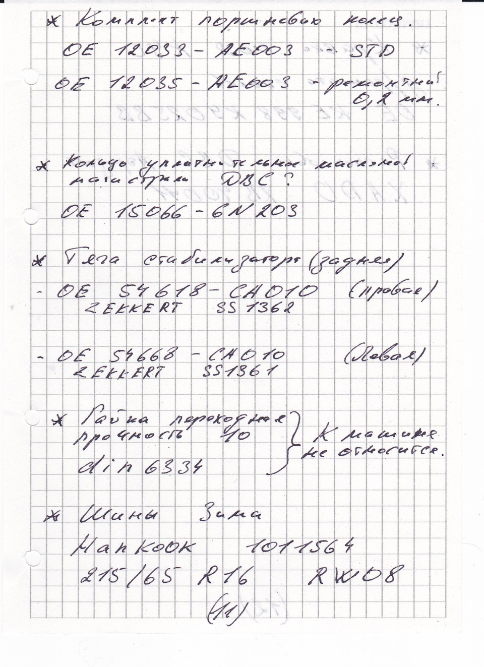 Фото в бортжурнале Nissan Presage (2G). Запчасти на фото: DIN6334, 1011564