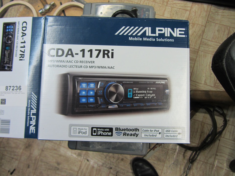 Alpine CDA 117ri — Scion xB I, 1,5 л, 2004 года | автозвук | DRIVE2