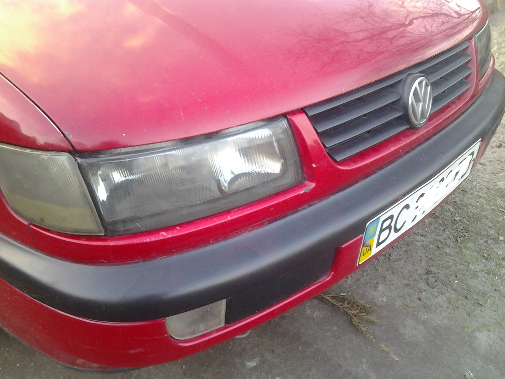 14.тонування фар — Volkswagen Passat B4, 2 л, 1994 года | тюнинг | DRIVE2