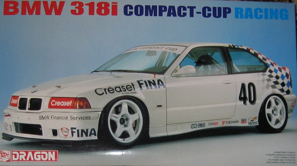 Dragon BMW E36 318i Compact Cup Racing 1:24 — DRIVE2