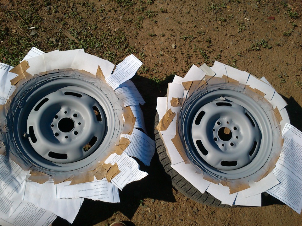 Покраска штампов — Lada Калина хэтчбек, 1,6 л, 2008 года | колёсные ...