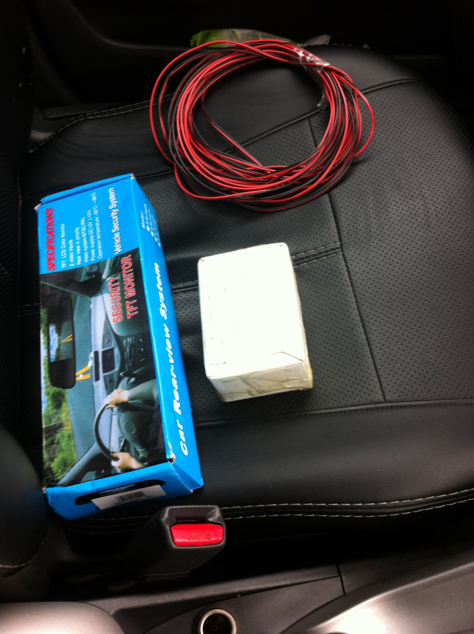 установка камеры заднего вида — Toyota Auris (1G), 1,6 л., 2007 года ...