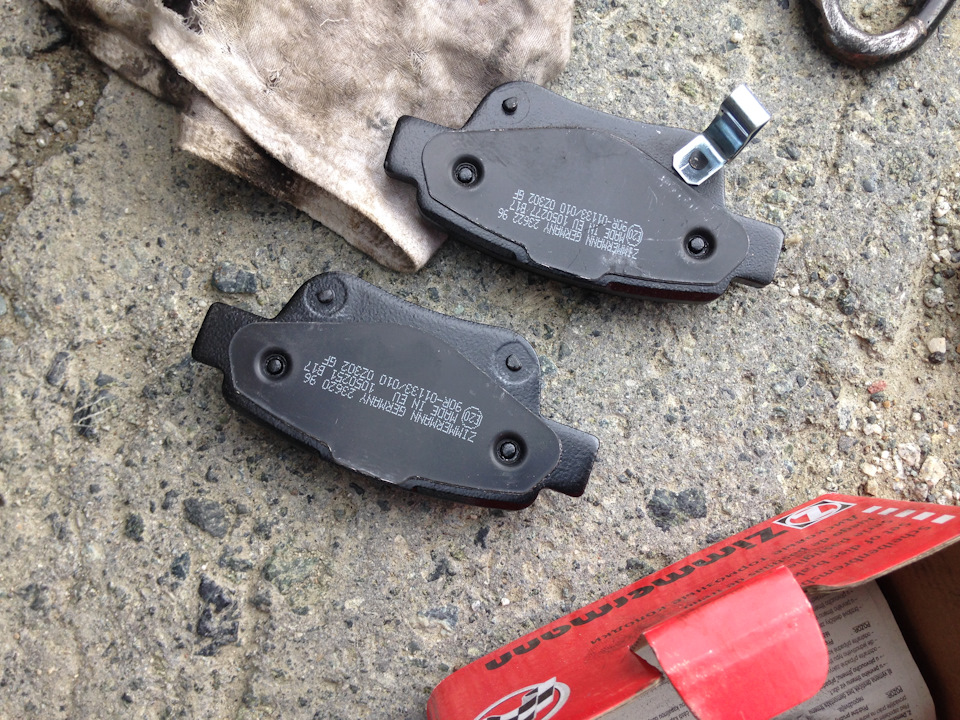 Колодки вкруг Otto Zimmermann взамен Textar (Textar- 18600км