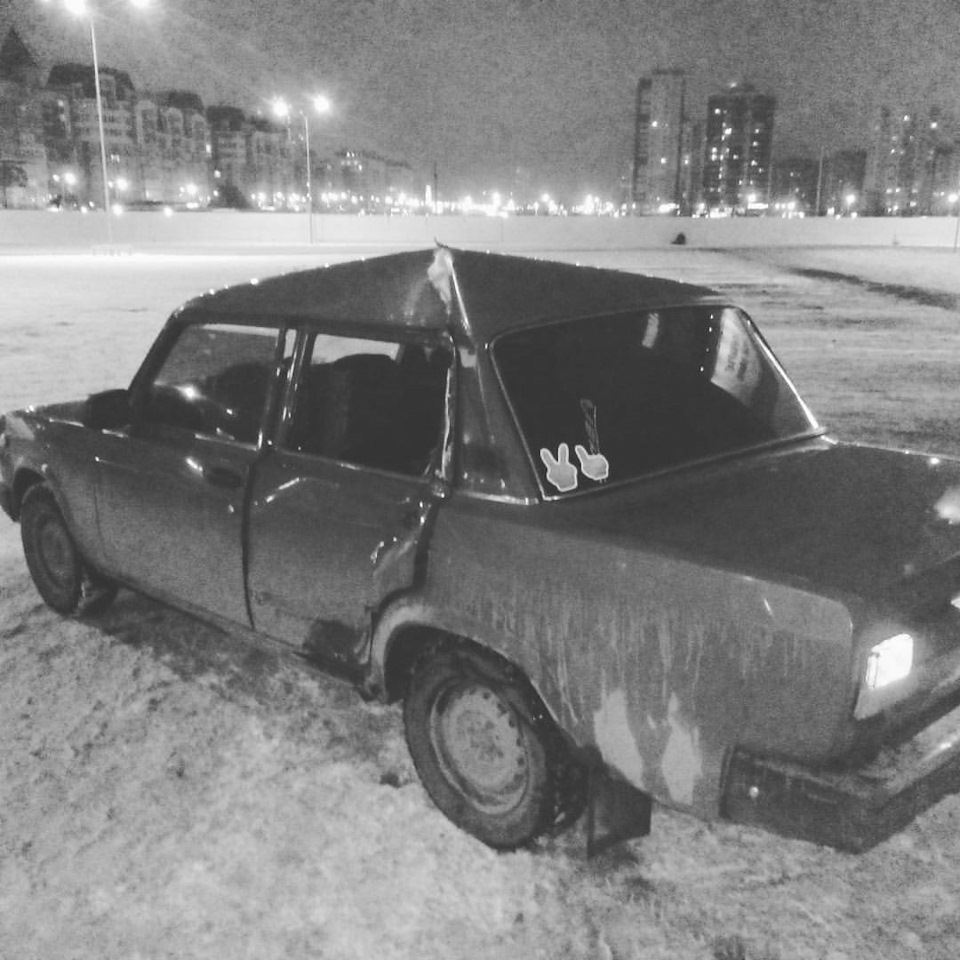 Авария… — Lada 21074, 1,6 л, 2007 года | ДТП | DRIVE2