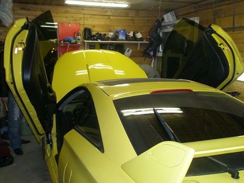 Installing Lambo doors - Toyota Celica 18L 2003