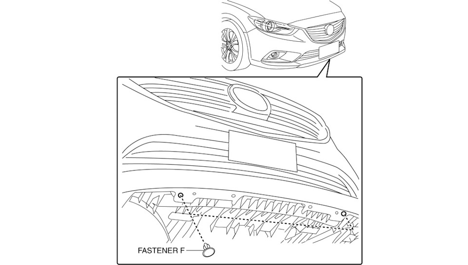 Mazda 6 gj схема