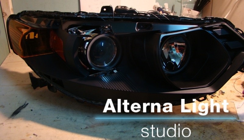 Установка ангельских глазок GT на Honda Accord 8 + доп габариты в ...