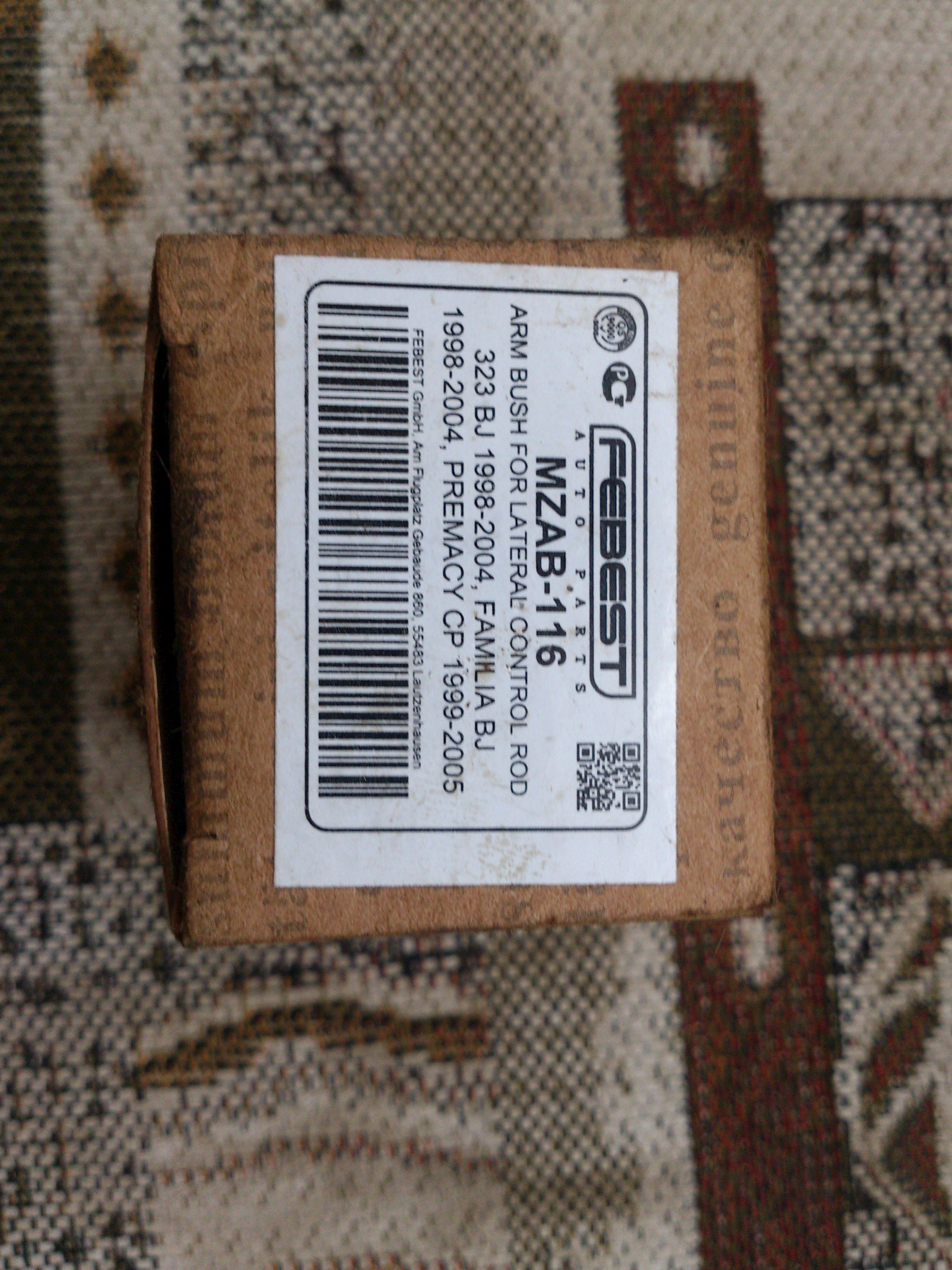 Замена сайлентблоков на реактивных тягах — Mazda 323 VI, 1,6 л, 2001 ...