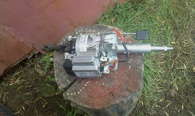 Рулевая Электрорейка (ЭУР) от Приоры в Audi 80 — Audi 80 (B3), 1,6 л ...