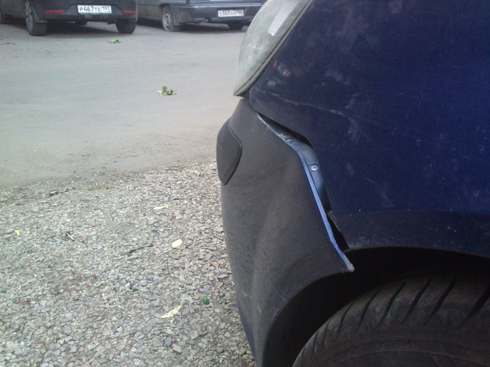 Вот и первая авария ((( — Hyundai Getz, 1,4 л, 2006 года | ДТП | DRIVE2