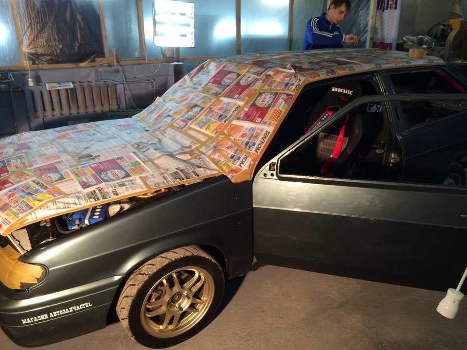 Покраска ваз 2113 в жидкую резину — DRIVE2