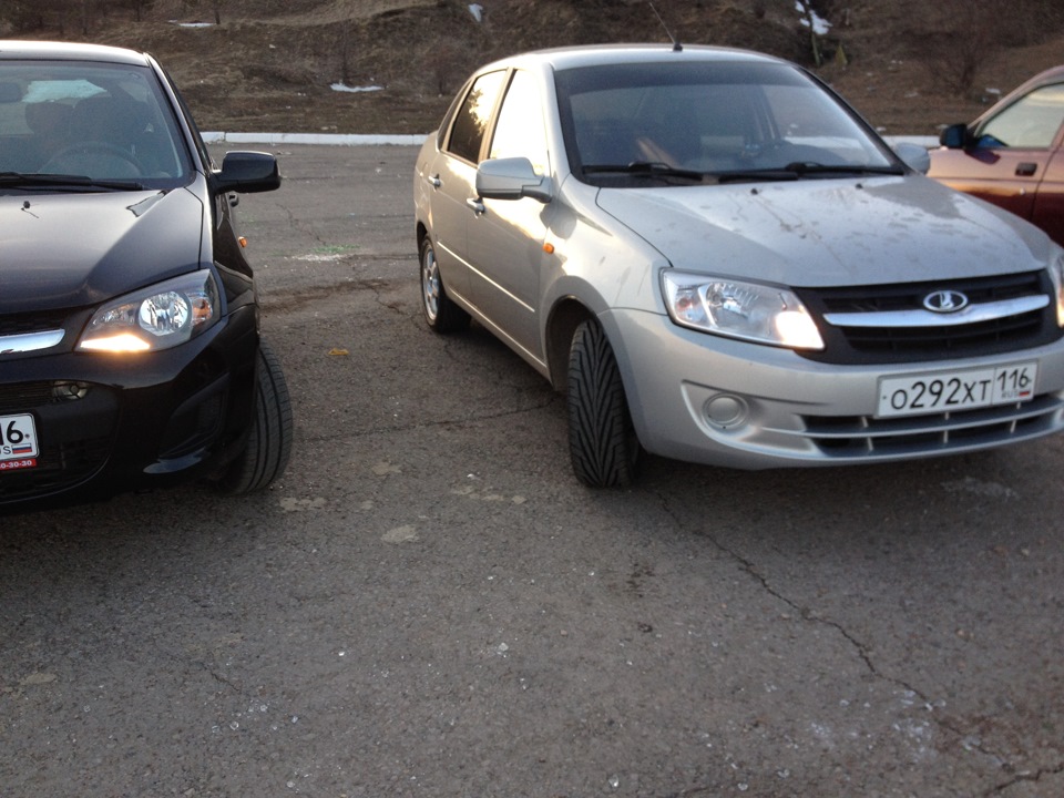 Небольшой фотосет после мойки — LADA Калина 2 хэтчбек, 1,6 л., 2013 ...