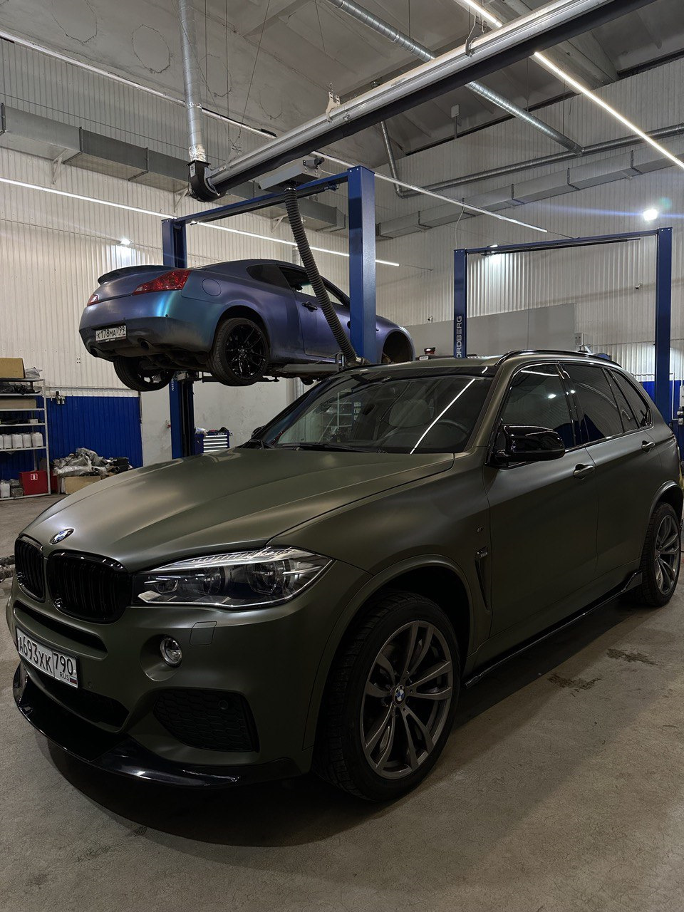 Оклейка в Oracal nato olive matt — BMW X5 (F15), 3 л, 2018 года | стайлинг  | DRIVE2