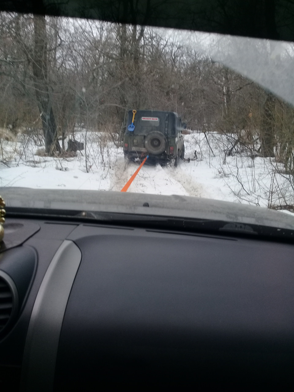 Это уже покатухи, сел на пузо меня тащат — Great Wall Hover