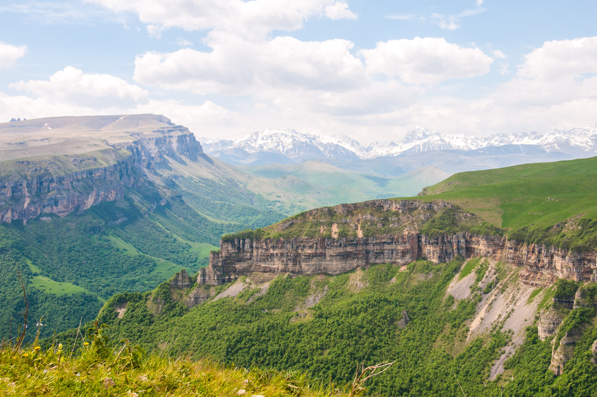 Плато Канжол КБР дорога