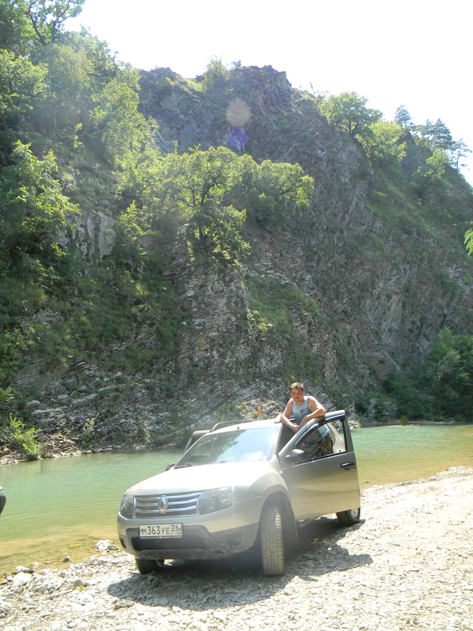 Река Пшада, дольмены и Пшадские водопады.2015 год. — Renault Duster (1G), 2  л, 2012 года | покатушки | DRIVE2