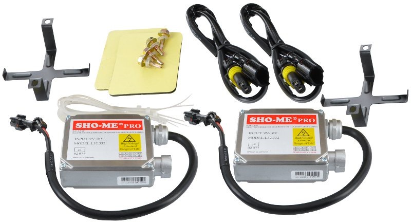 Комплект ксенона SHO-ME 35 watt H1, Н3, Н4, Н7, Н11, Н27, НВ3, НВ4