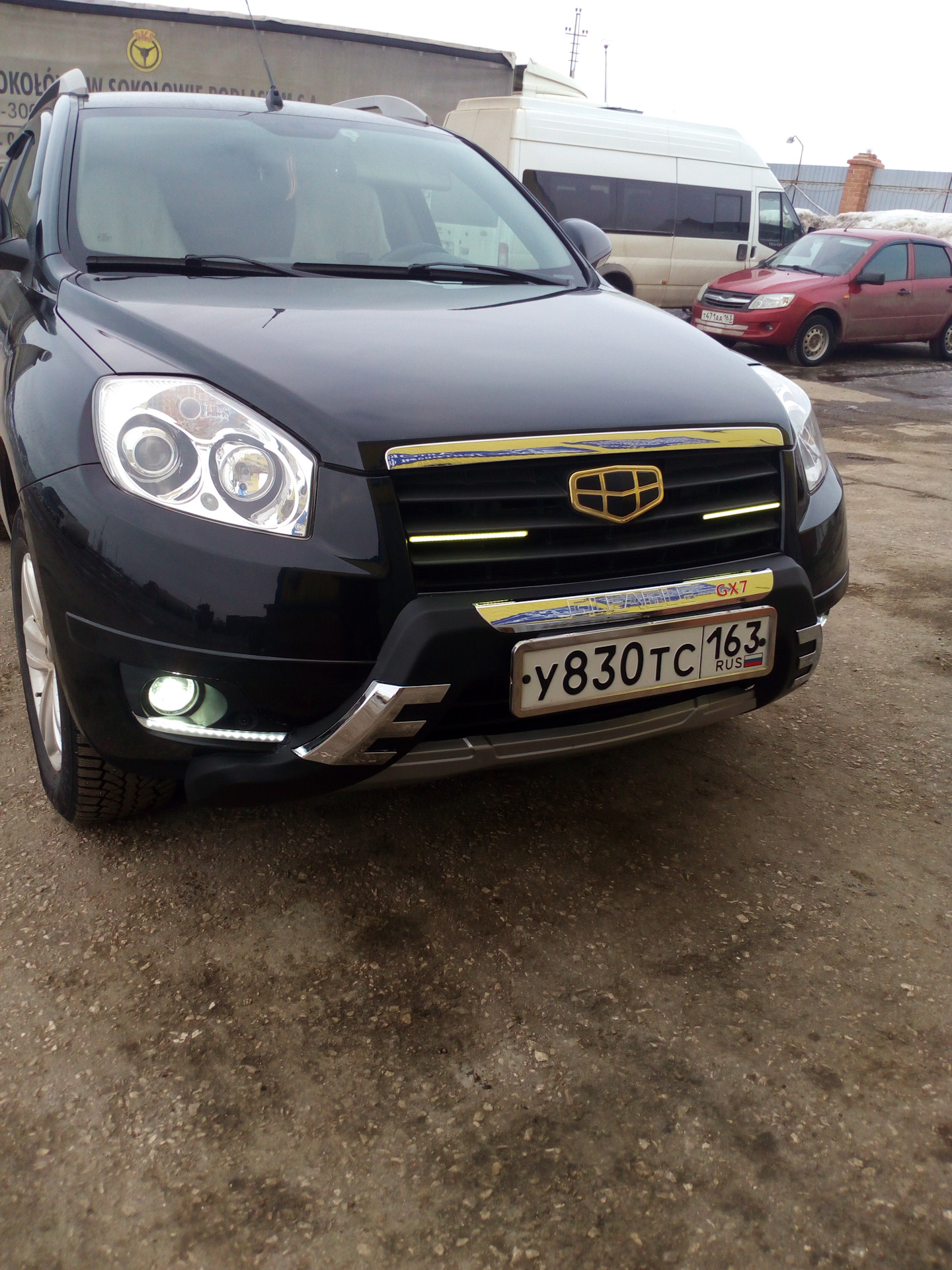 Geely Emgrand x7 обвес 2014