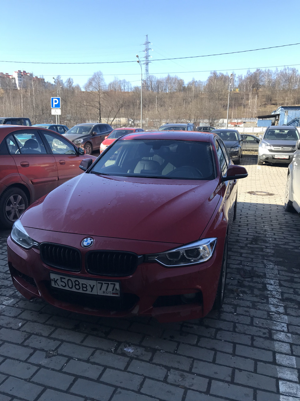 Вышла я из дома а машину не найти(за слоем грязи) — BMW 3 series (F30), 2  л, 2014 года | мойка | DRIVE2