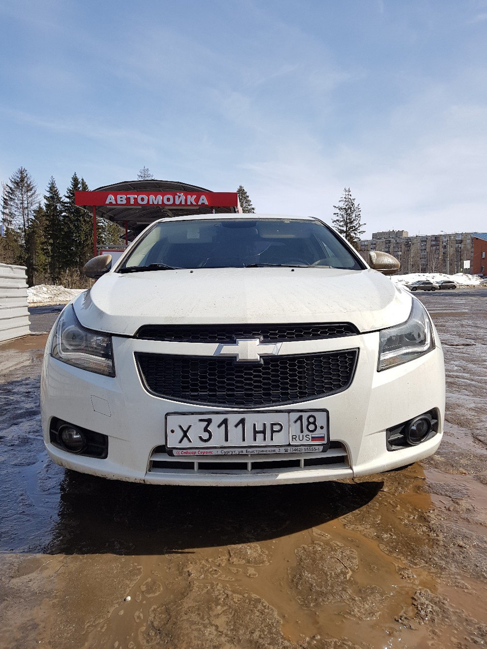 Покраска авто + раздвоенный выхлоп — Chevrolet Cruze (1G), 1,6 л, 2012 года  | тюнинг | DRIVE2