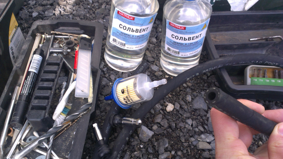 Промывка форсунок. — Lada Приора хэтчбек, 1,6 л, 2012 года | плановое ...