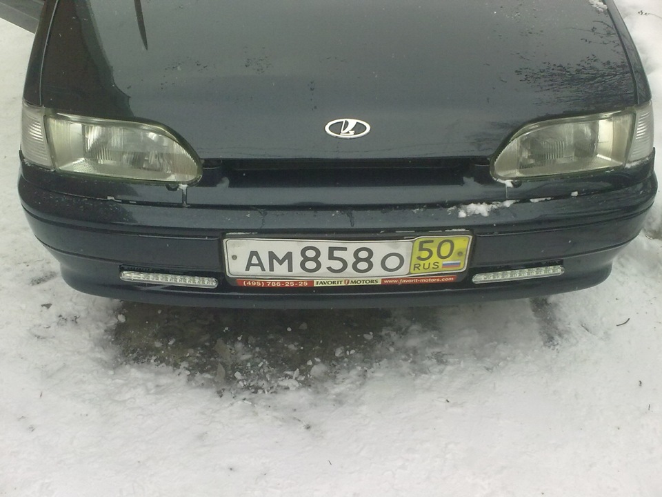 установка дневных ходовых огней — Lada 2114, 1,6 л, 2009 года ...
