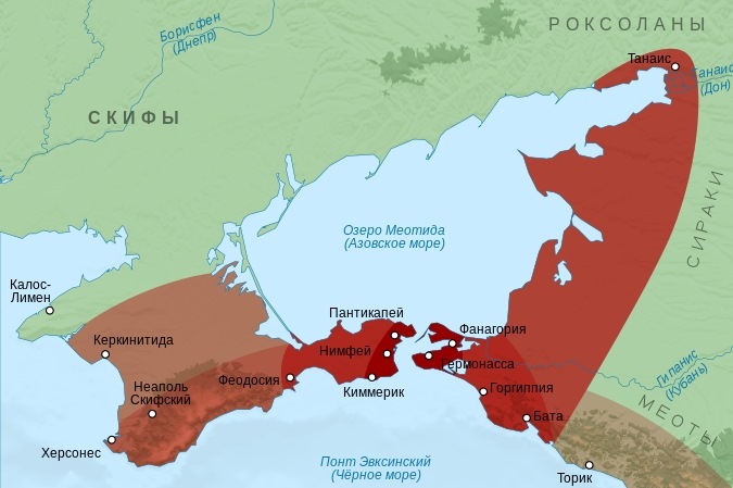 Карта причерноморья современная