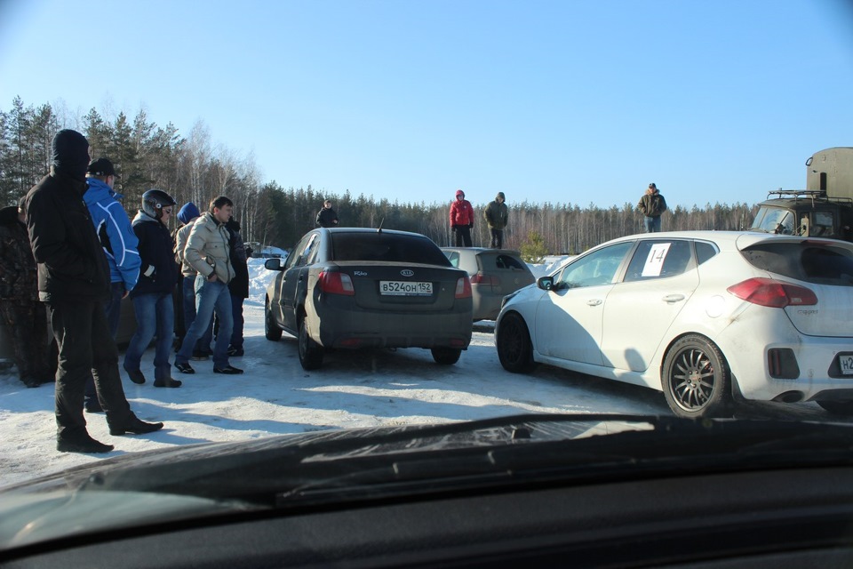 Березовая пойма 21.02.2015 — KIA Rio (2G), 1,4 л, 2010 года | покатушки ...