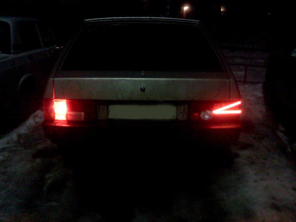 Задние ходовые огни, аля ино handmade:) — Lada 21093, 1,6 л, 2002 года ...