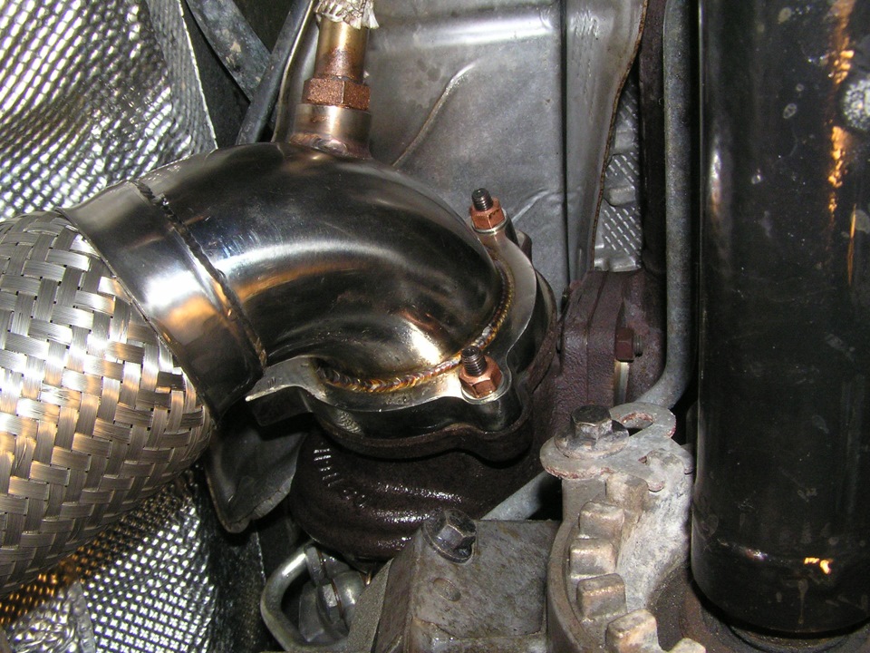 и вот он :))) новый downpipe …красава :))) — Volvo S60 (1G)