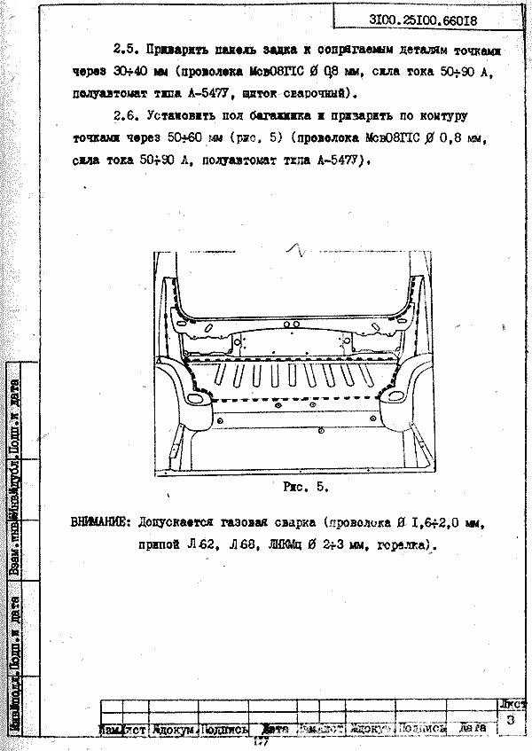 Технологическая инструкция (4) — АВТОМОБИЛЬ ВАЗ 2121 ЗАМЕНА ПАНЕЛИ ...