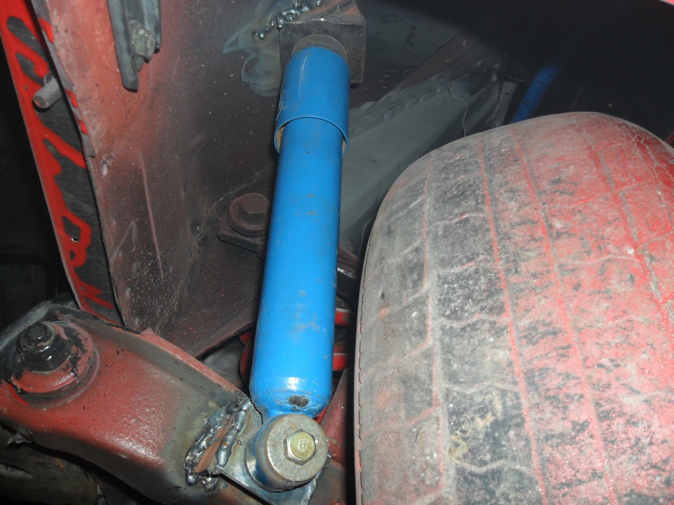 ~ Перенос амортизатора ~ — LADA 2106, 1,6 л., 1980 года | своими руками ...