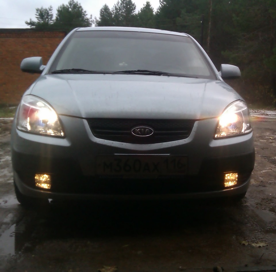 Н4 лампы — KIA Rio (2G), 1,4 л, 2009 года | электроника | DRIVE2