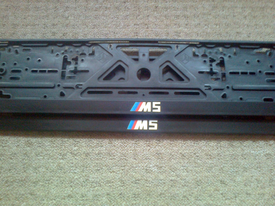 Рамки номеров в стиле ///M — BMW 5 series (E34), 2,8 л, 1994 года ...
