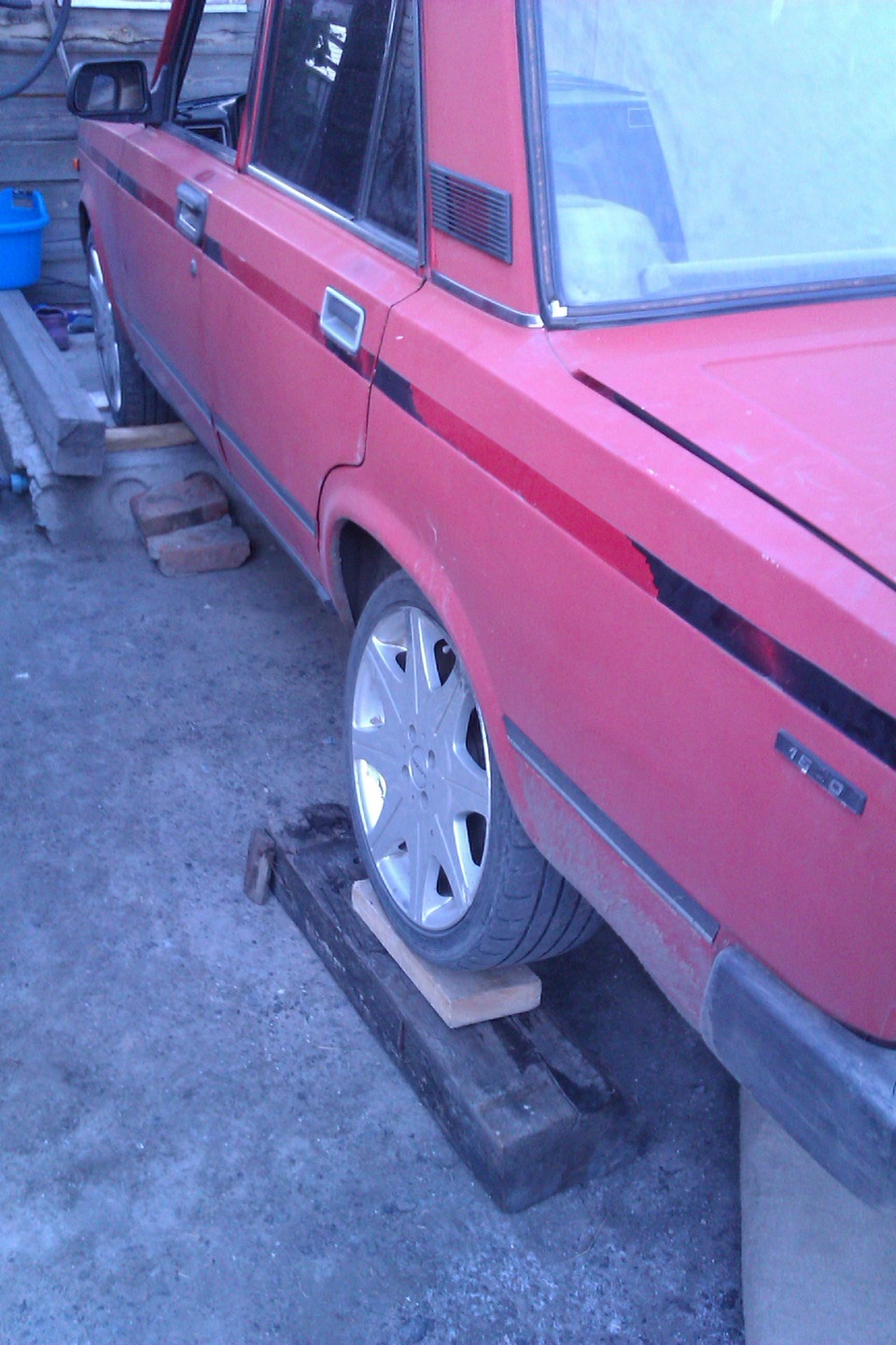 Неприятности, порвало стакан, трутуту 17 колесья — LADA 21053, 1,5 л ...